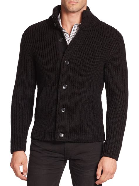 michael kors men's black sweater